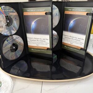 Set 1 & 2‎ Einstein's Relativity & Quantum Revolution Physics DVD W/Guide Books